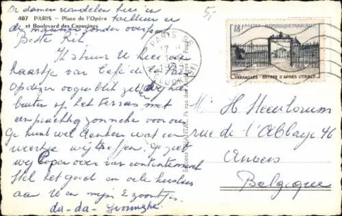 Ak Paris IX., Place de l'Opera, Boulevard des Capucines