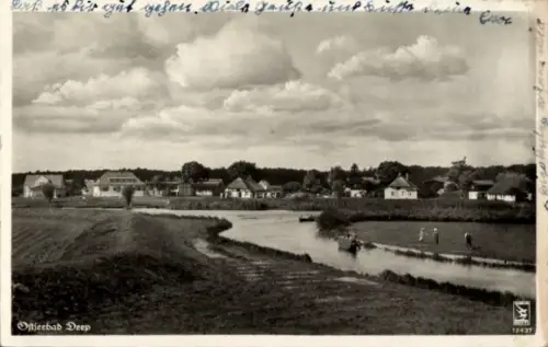 Ak Mrzeżyno Ostseebad Deep Pommern, Teilansicht