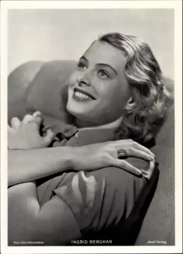 Foto Schauspielerin Ingrid Bergman, Portrait