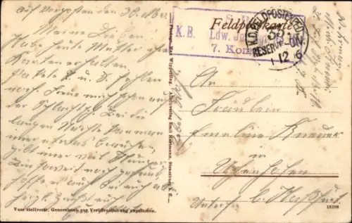 Ak Verdenal Meurthe et Moselle, Westlicher Kriegsschauplatz, dt. Soldaten, 1. WK