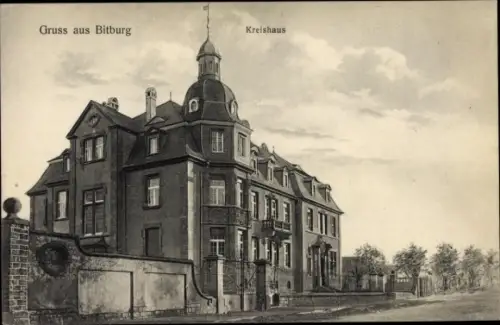 Ak Bitburg in der Eifel, Kreishaus