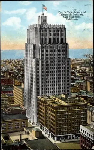 Ak San Francisco Kalifornien USA, Pacific Telephone and Telegraph Building