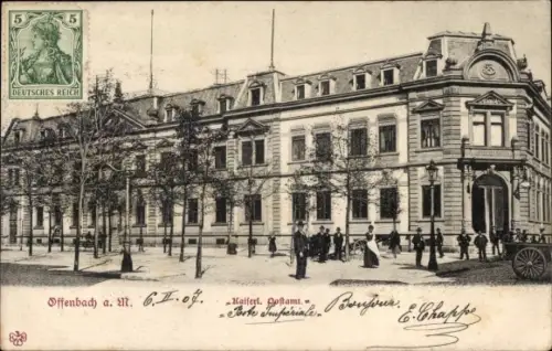 Ak Offenbach am Main Hessen, Kaiserliches Postamt