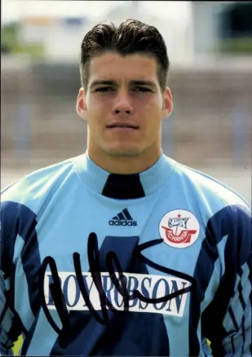 Autogrammkarte Fußballer Daniel Klewer, FC Hansa Rostock, Autogramm