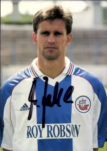 Autogrammkarte Fußballer Marco Zallmann, FC Hansa Rostock, Autogramm