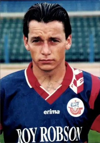 Autogrammkarte Fußballer Jens Dowe, FC Hansa Rostock, Autogramm