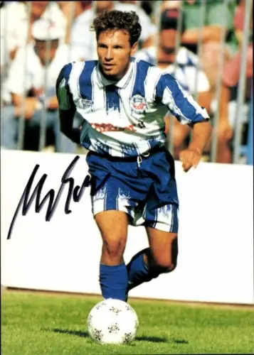 Autogrammkarte Fußballer Goran Markov, FC Hansa Rostock, Autogramm