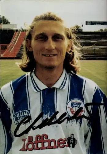 Autogrammkarte Fußballer, FC Hansa Rostock, Autogramm