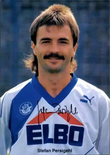 Autogrammkarte Fußballer Stefan Persigehl, FC Hansa Rostock, Autogramm