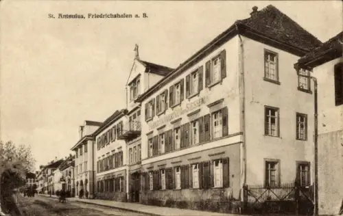 Ak Friedrichshafen am Bodensee, St. Antonius, Franziskanerheim von Siessen