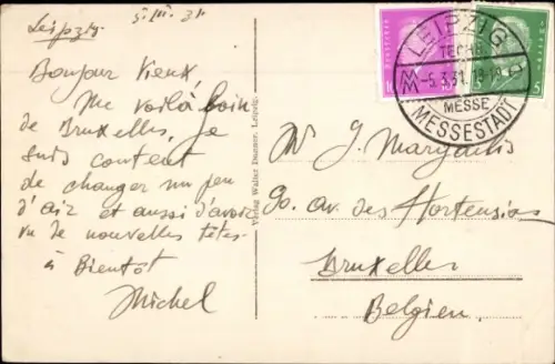 Ak Leipzig, Technische Messe