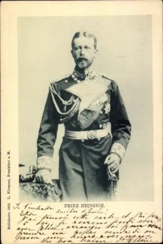 Ak Prinz Heinrich von Preußen, Portrait in Uniform