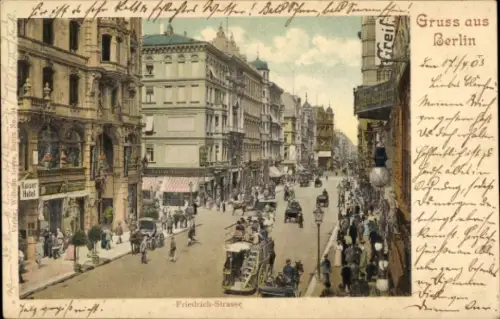 Ak Berlin Mitte, Friedrichstraße