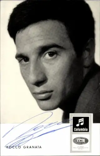 Ak Sänger Rocco Granata, Autogramm