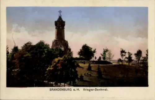 Ak Brandenburg an der Havel, Kriegerdenkmal