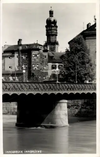 Foto Ak Innsbruck Tirol, Innbrücke