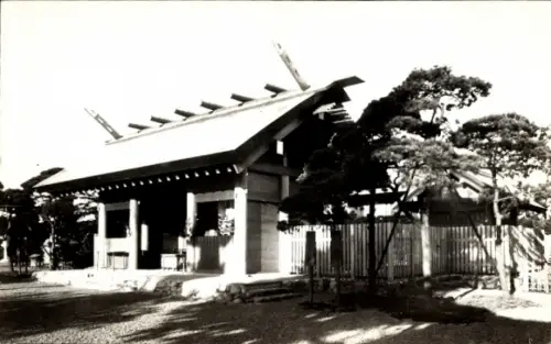 Foto Ak Yokohama Präf. Kanagawa Japan, Shinto-Schrein