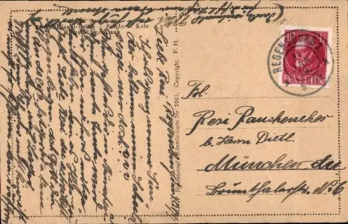 Künstler Ak Grust, Th., Ringel Ringel Reihe