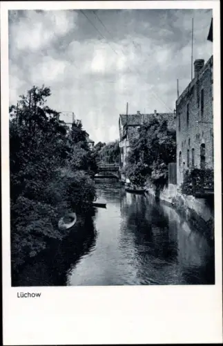 Ak Lüchow im Wendland, Flussansicht