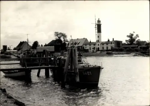 Ak Timmendorf Insel Poel Mecklenburg, Hafen, Leuchtturm