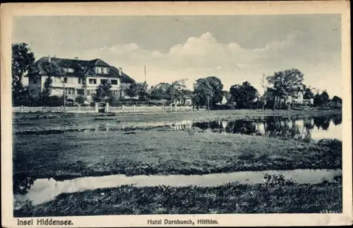 Ak Insel Hiddensee in der Ostsee, Hotel Dornbusch, Hitthim