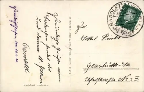 Ak Luftschiff Graf Zeppelin, LZ 127 nach der Landung