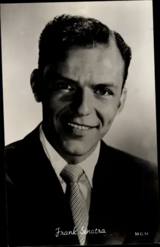 Ak Sänger und Schauspieler Frank Sinatra, Portrait
