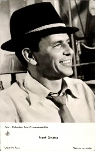 Ak Sänger und Schauspieler Frank Sinatra, Portrait