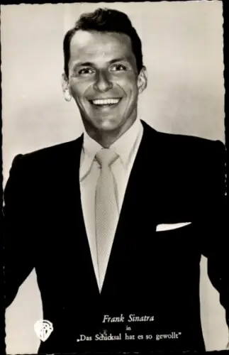 Ak Sänger und Schauspieler Frank Sinatra in Das Schicksal hat es so gewollt, Portrait