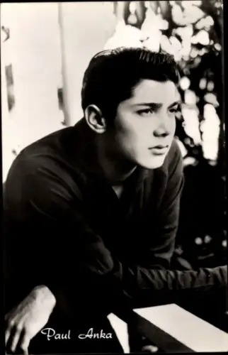 Ak Sänger und Komponist Paul Anka, Portrait