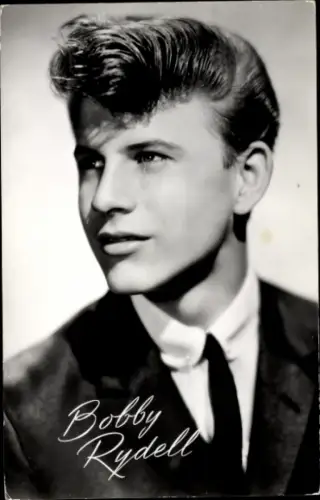 Ak Sänger Bobby Rydell, Portrait