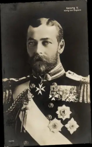 Ak King George V, König von Großbritannien, Portrait