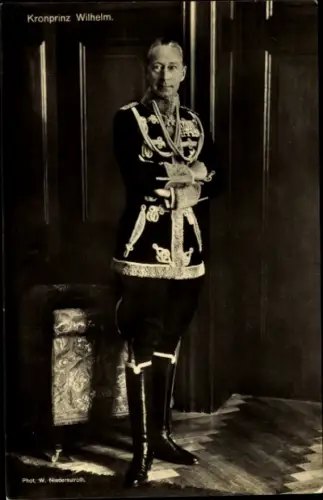 Ak Kronprinz Wilhelm von Preußen, Portrait