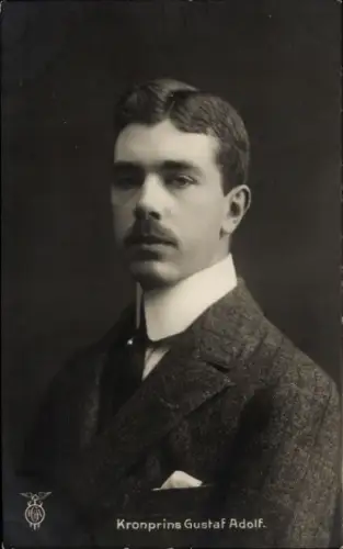 Ak Kronprinz Gustav Adolf