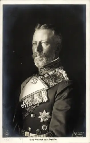 Ak Prinz Heinrich von Preußen, Portrait in Uniform