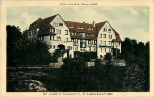 Ak Dresden Loschwitz, Dr. Möllers Sanatorium