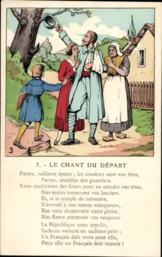 Lied Ak Le Chant du Depart, Partez, vaillants époux