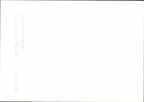 Foto Politiker Thomas Goppel, Autogramm