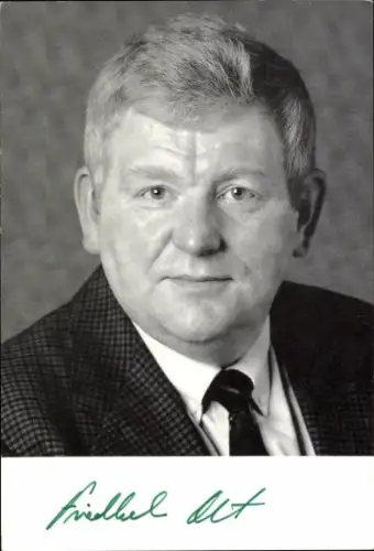 Foto Politiker Friedhelm Ost, CDU, Autogramm