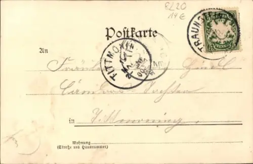 Ak Traunstein in Oberbayern, Bad Traunstein, Kurhaus