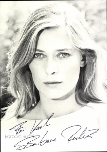 Ak Schauspielerin Barbara Rudnik, Portrait, Autogramm