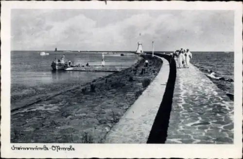 Ak Świnoujście Swinemünde Pommern, Ostmole