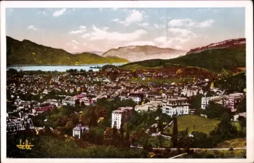 Ak Aix les Bains Savoie, Gesamtansicht