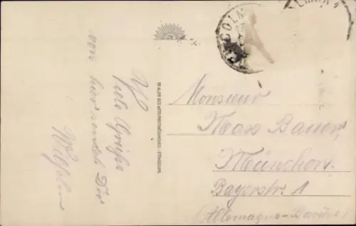 Ak Colmar Kolmar Elsass Haut Rhin, Monument Rapp, Kathedrale