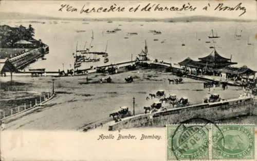 Ak Mumbai Bombay Indien, Apollo Bunder