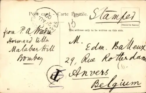 Ak Mumbai Bombay Indien, Apollo Bunder