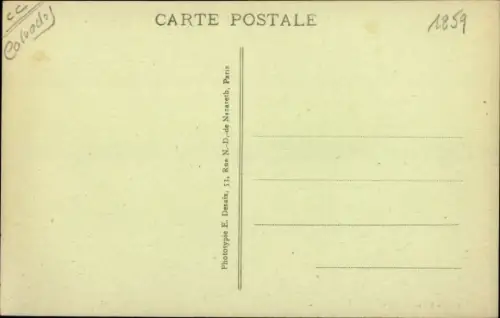 Ak Sainte Honorine sur Mer Calvados, Paysage Champetre sur le Chemin de la Mer