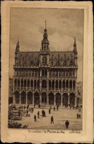 Künstler Ak Bruxelles Brüssel, La Maison du Roi