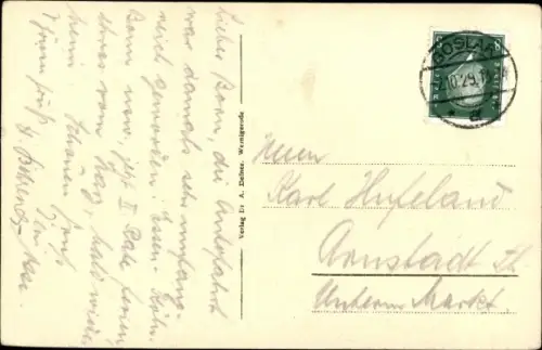 Ak Frankenberg an der Zschopau Sachsen, Frankenbergplan