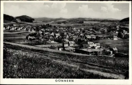 Ak Gönnern Angelburg in Hessen, Gesamtansicht